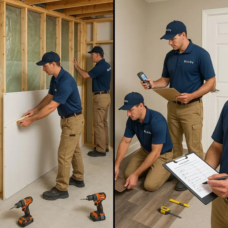 Repairs and Reconstruction process in Guthrie Center, IA